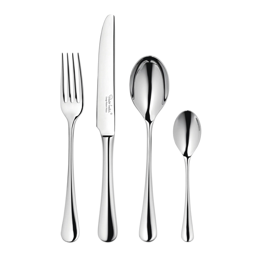 Radford Bright Cutlery Set | 30 Piece Set for 6 People | 6 Free Steak Knives