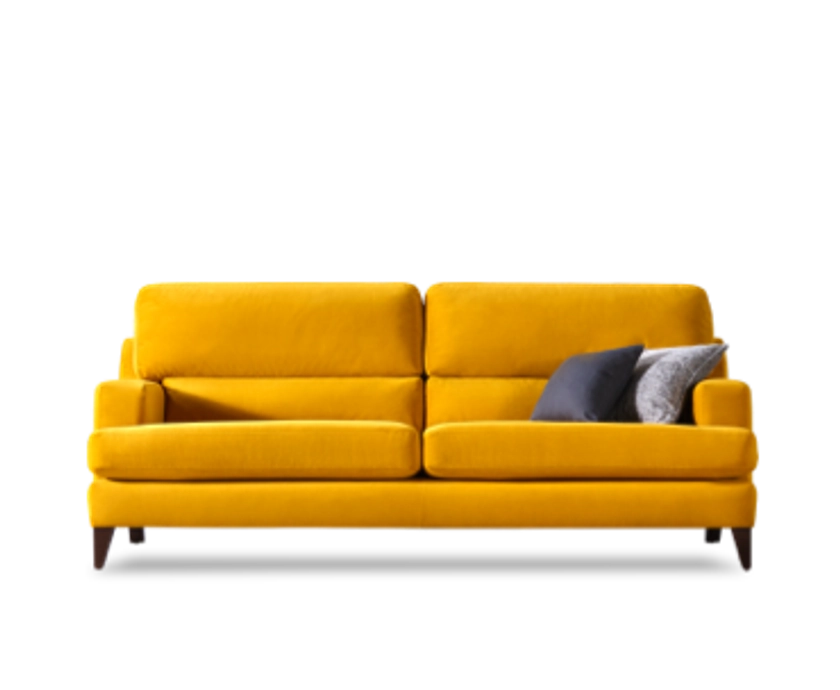 Bronwyn 4 Seater Fabric Classic Back Sofa