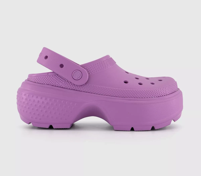 Crocs Stomp Clogs Bubble Pink - Flat Shoes for Women
