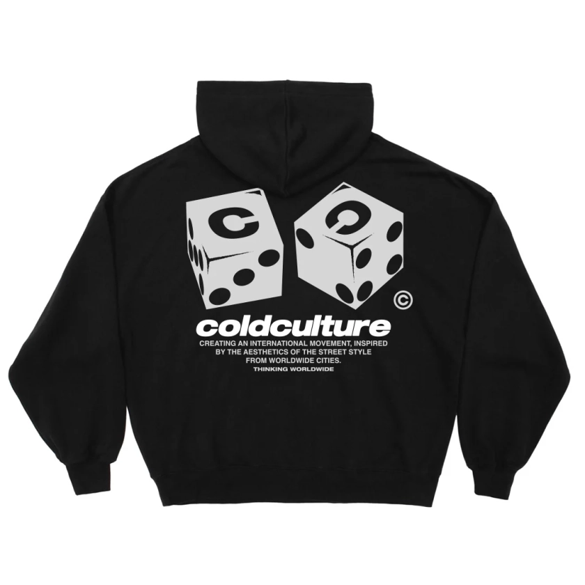 DICE HOODIE BLACK