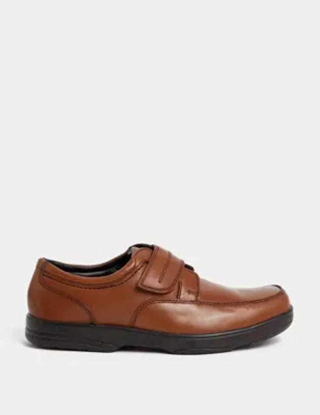 Wide Fit Airflex™ Leather Shoes | M&S Collection | M&S