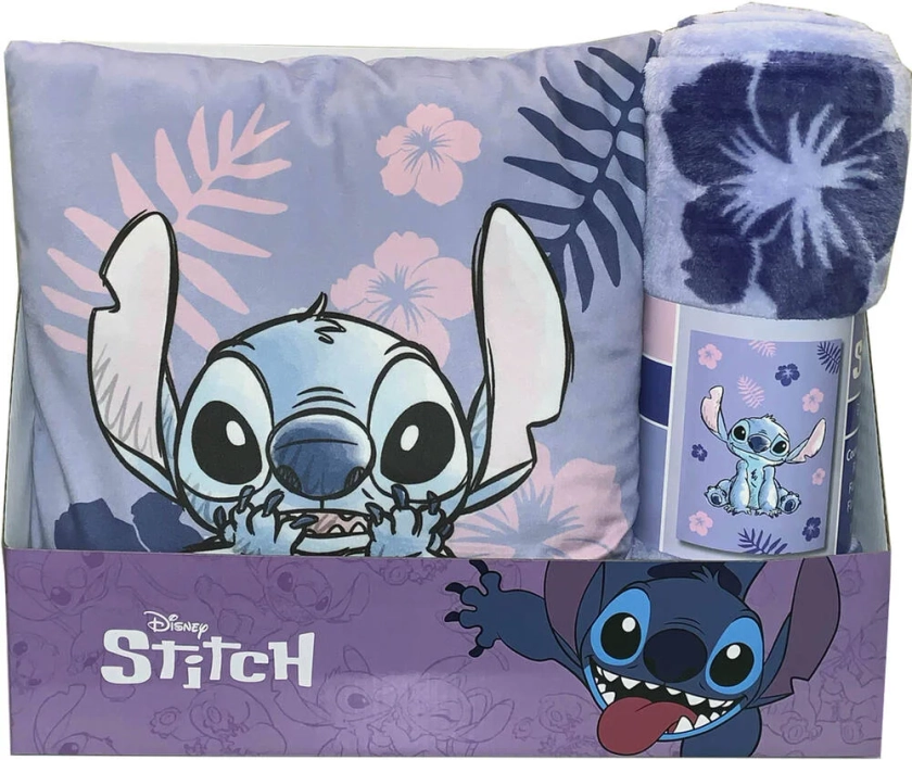 STITCH BUNDLE COUSSIN 35x35+PLAID 100x140CM