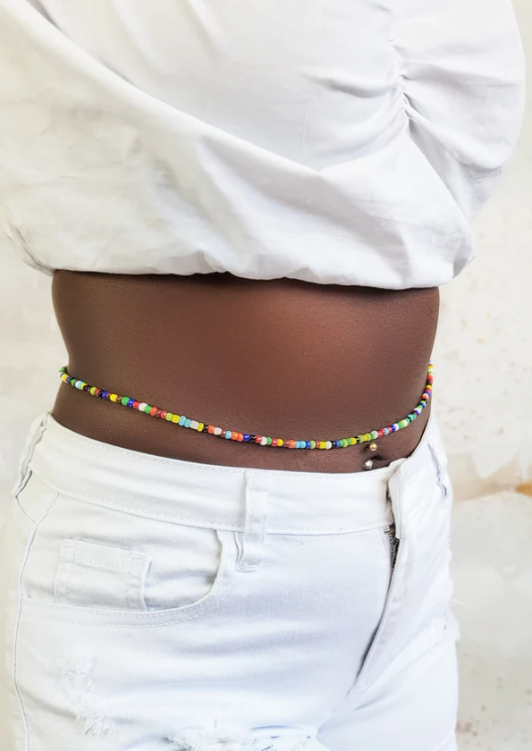 D'iyanu Mina Women's African Waist Beads 