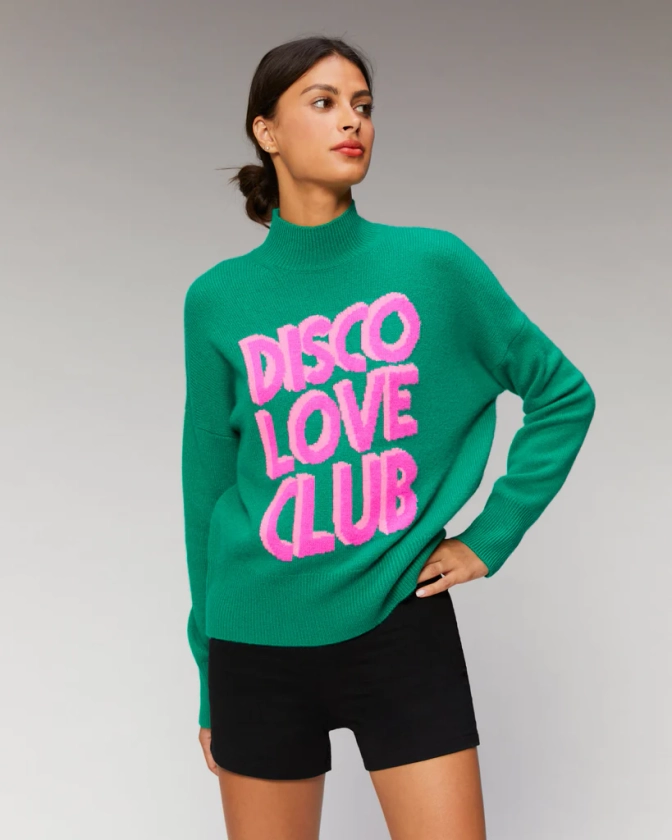 Pull Col Montant Disco Love Club