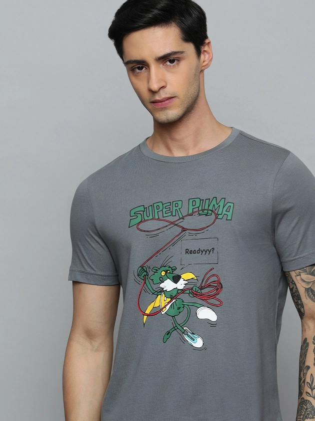 Puma Printed Slim Fit Outdoor T-shirt