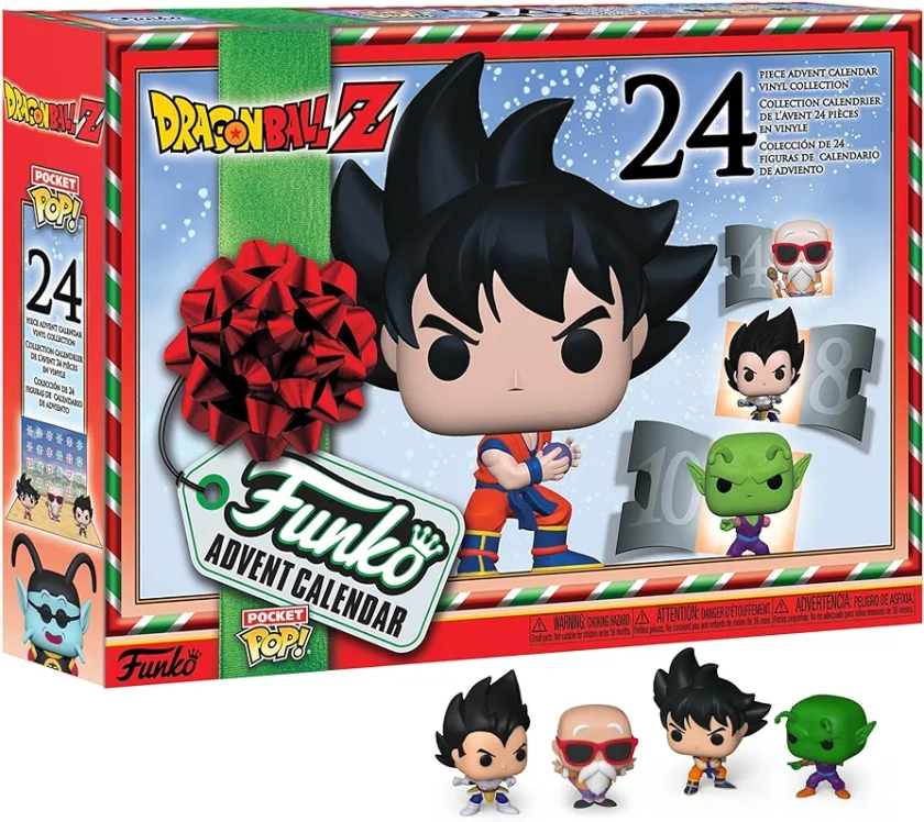 Funko Advent Calendar: Dragon Ball Z - Goku - 24 Days Of Surprise - Collectable Vinyl Mini Figures - Mystery Box - Gift Idea - Holiday Xmas for Girls, Boys & Kids - Christmas Countdown