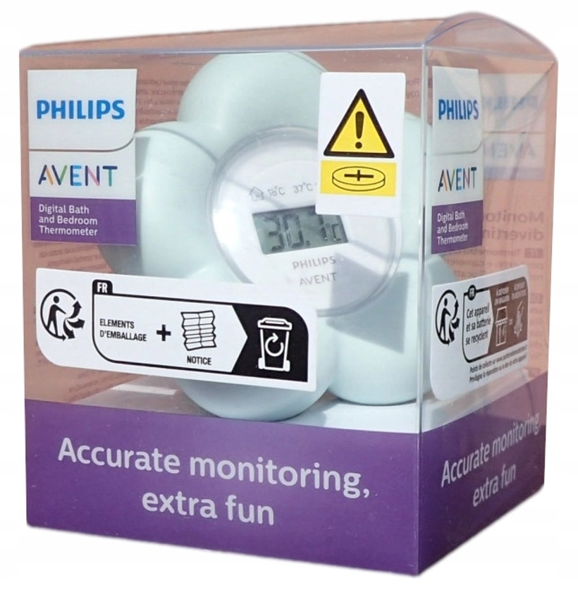 Termometr elektroniczny cyfrowy do kąpieli łazienkowy Philips Avent SCH480