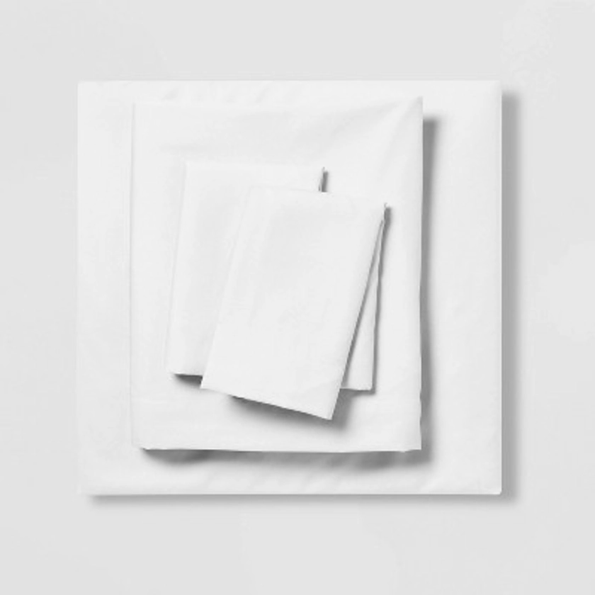 Queen Microfiber Sheet Set White - Room Essentials&#8482;