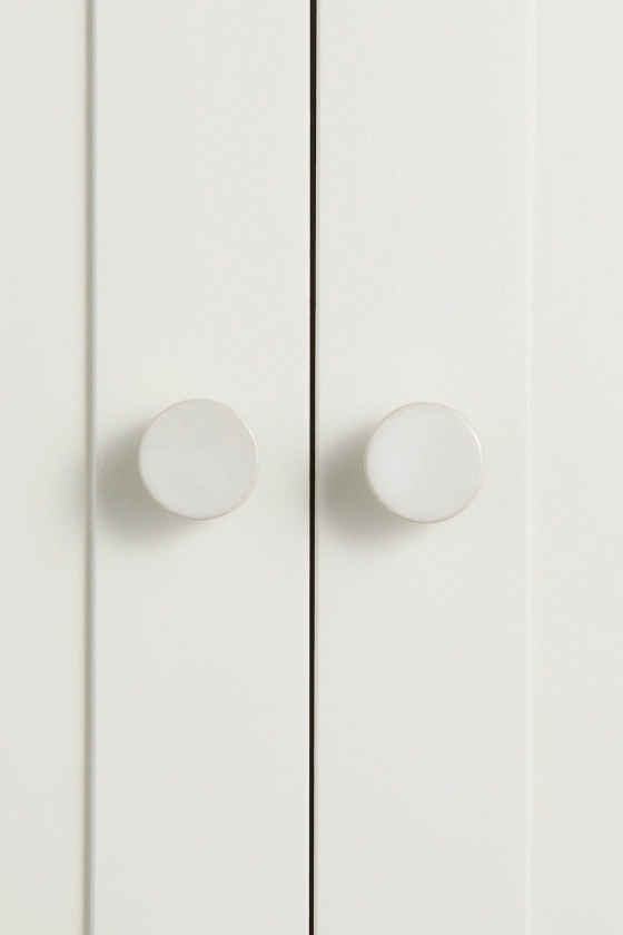 Set van 2 keramieken knoppen - Wit - HOME | H&M NL