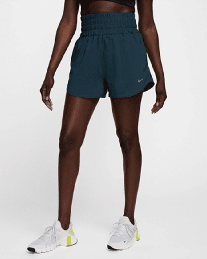 Nike One Women's Dri-FIT Ultra High-Waisted 3" Brief-Lined Shorts