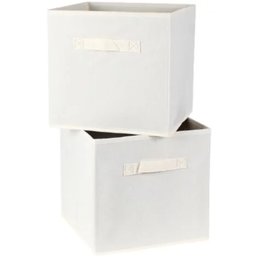 CASÂME - Cube de rangement intissé 28x28cm - Lot de 2