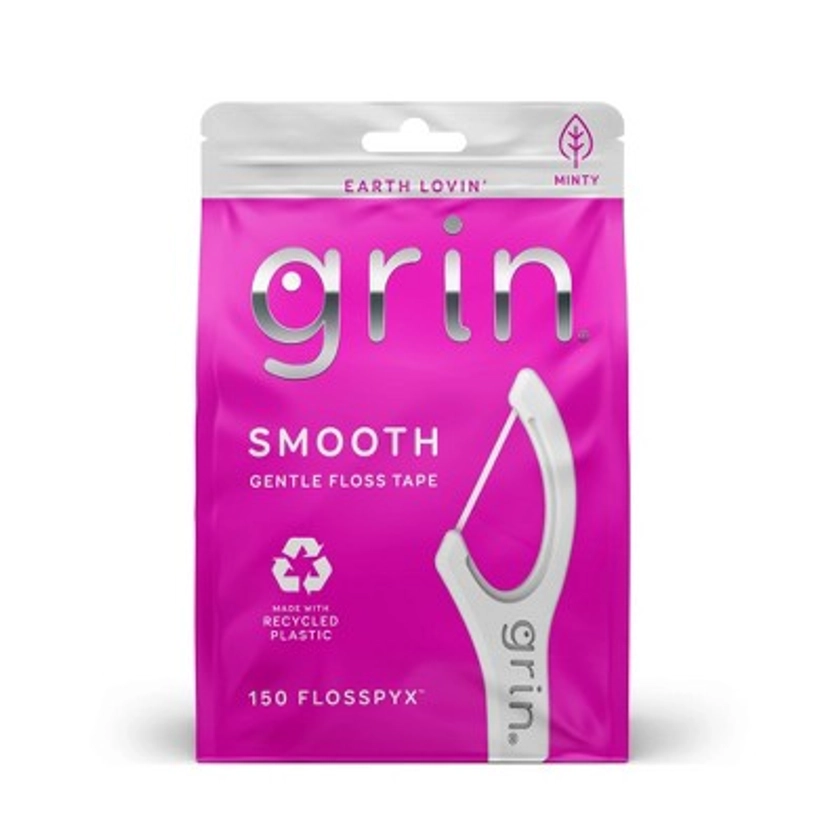 Grin Oral Care Smooth Floss Picks - 150ct