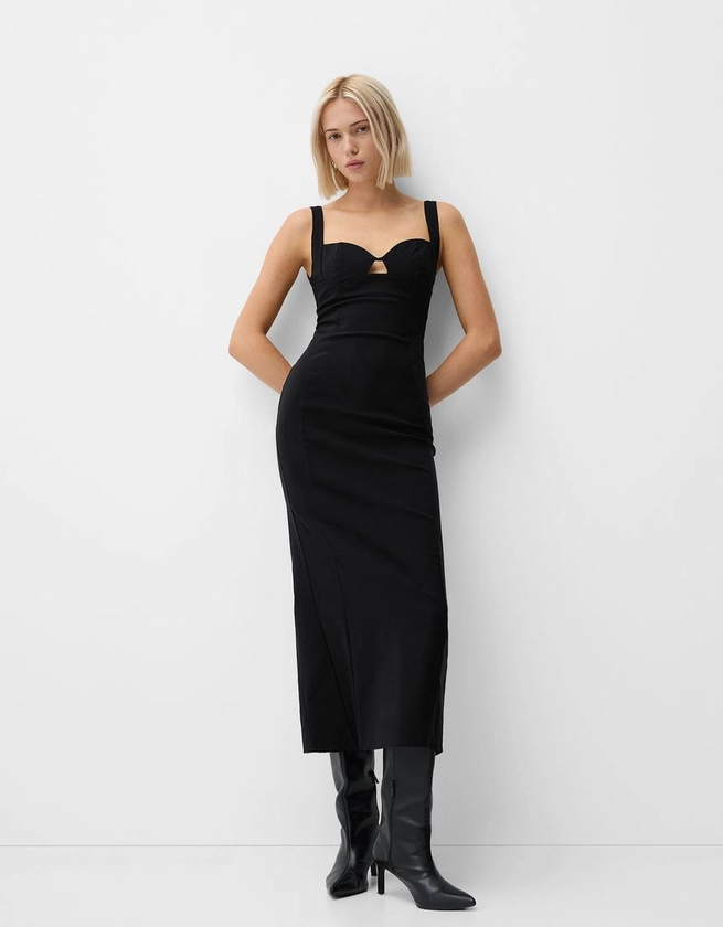 Robe midi bengaline - Femme