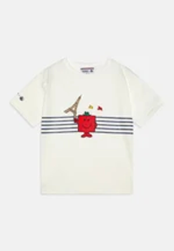 Petit Bateau JUNIOR TEE UNISEX - T-shirt imprimé - marshmallow/blanc - ZALANDO.FR