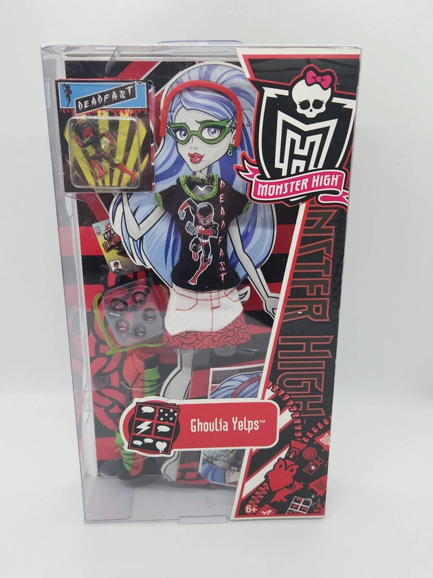 Monster High Ghoulia Deadfast Fashion Pack Brand New In Box Extremely rare! HTF!