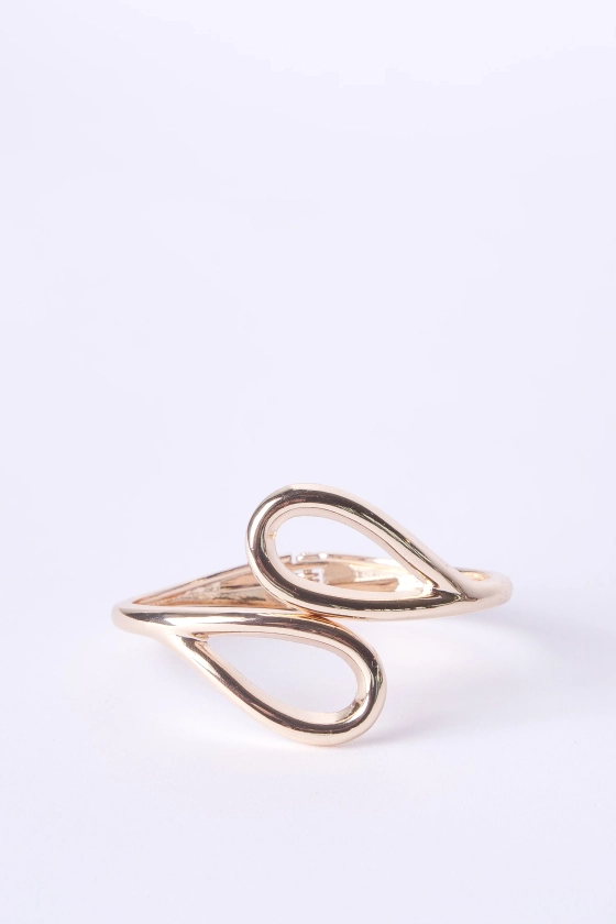 Kyra Cuff Bracelet - Gold | DECJUBA