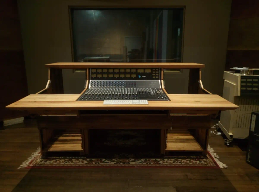 Bespoke audio studio furniture- API 1608-II console