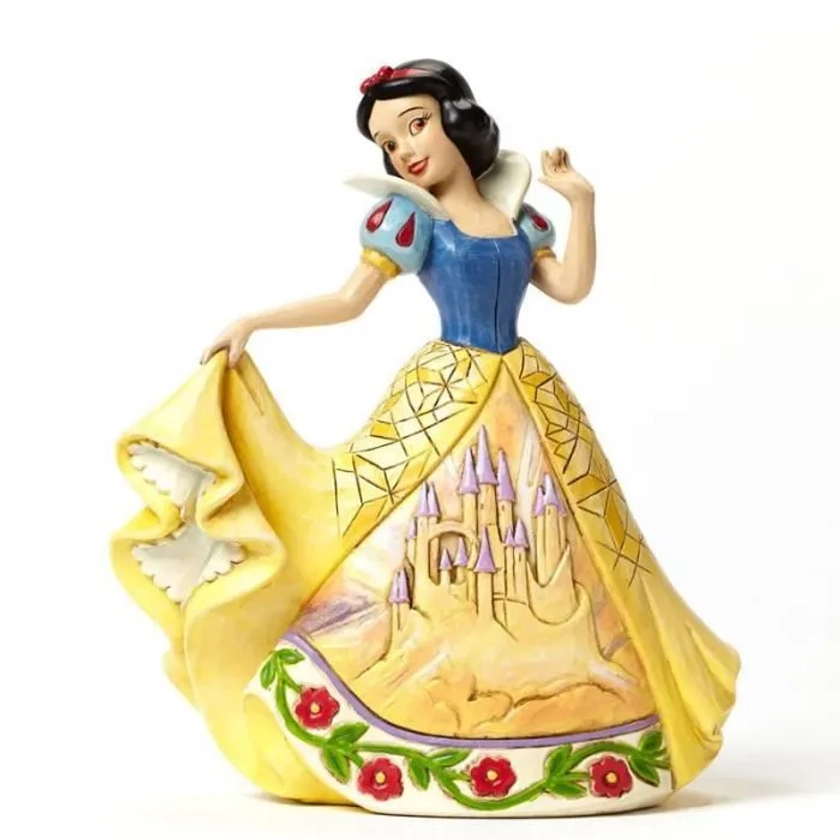 Figurine Blanche Neige en Robe de Bal - Château - Disney Traditions Jim Shore