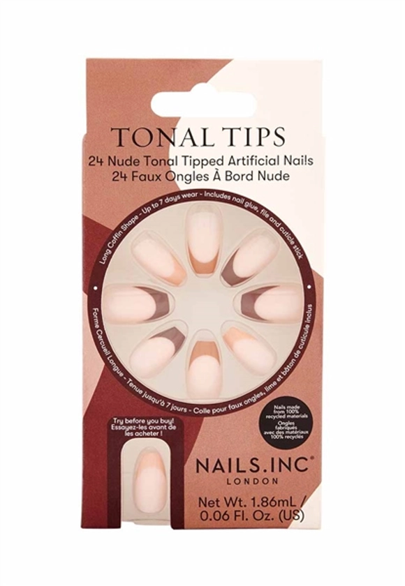 Tonal Tips Artificial Nails