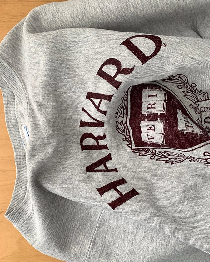 90's Champion "Harvard" Reveres Weave Sweatshirt : lilisun