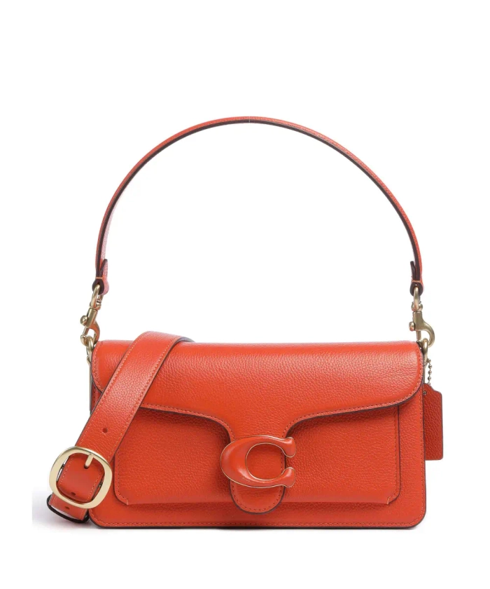 Coach Tabby 26 Sac porté épaule cuir grainé orange - CH735-B4B4D | wardow.com