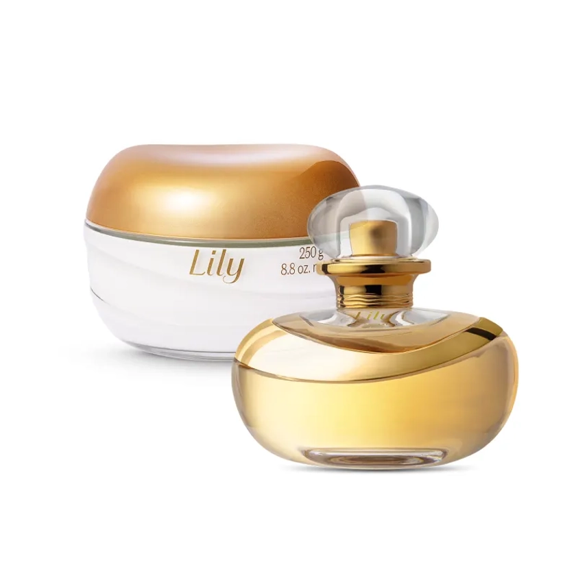 Combo Lily: Eau de Parfum 75ml + Creme Acetinado Hidratante Desodorante 250g | O Boticário