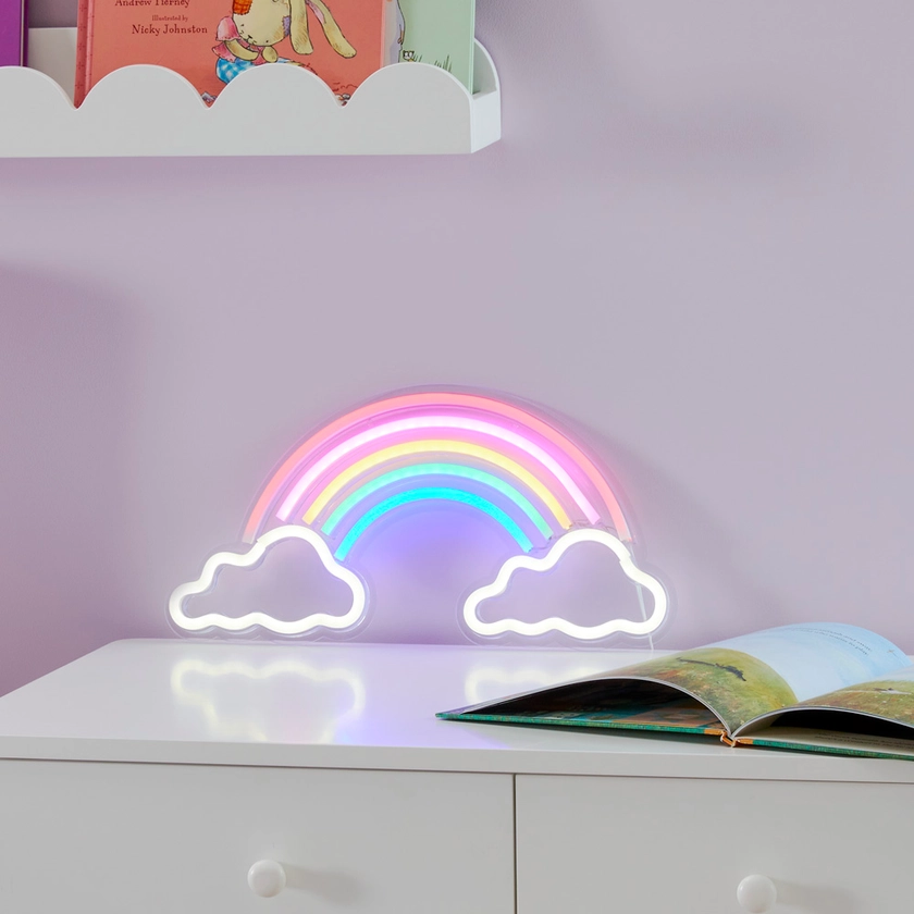 Adairs Kids - Rainbow Neon Light | Adairs