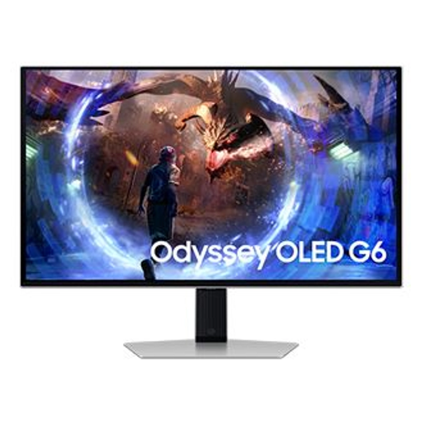 Ecran PC gaming Samsung Odyssey OLED G6 27" QHD Argent