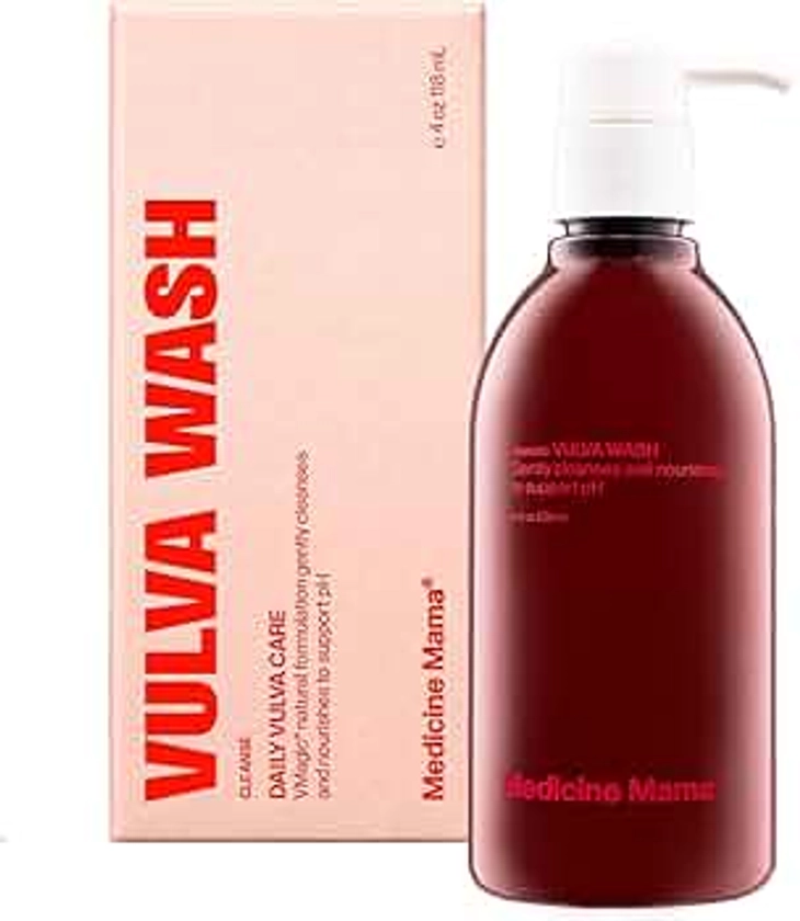 VMAGIC by Medicine Mama Vulva Wash –pH Balanced Daily Feminine Wash – Gentle, Fragrance Free & Non-Irritating – Gynecologist Recommended Intimate Cleanser for Sensitive Skin – 8 oz