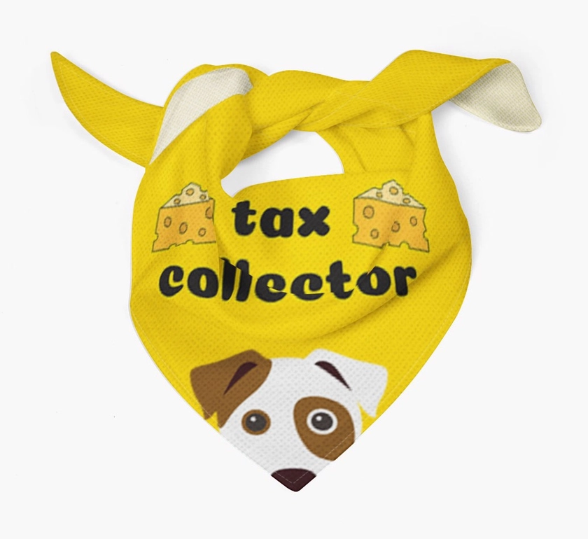 Tax Collector: Personalised Dog Bandana