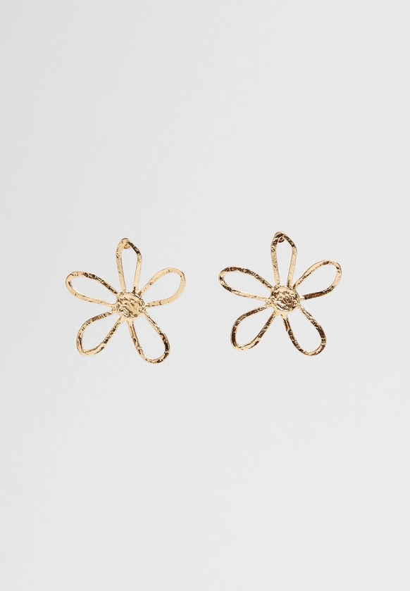 Boucles d'oreilles fleur - Bijoux femme | Stradivarius België / Belgique