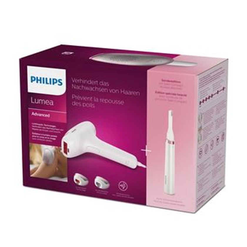 Epilateur semi définitif à lumière pulsée Philips Lumea Advanced BRI92300 Blanc