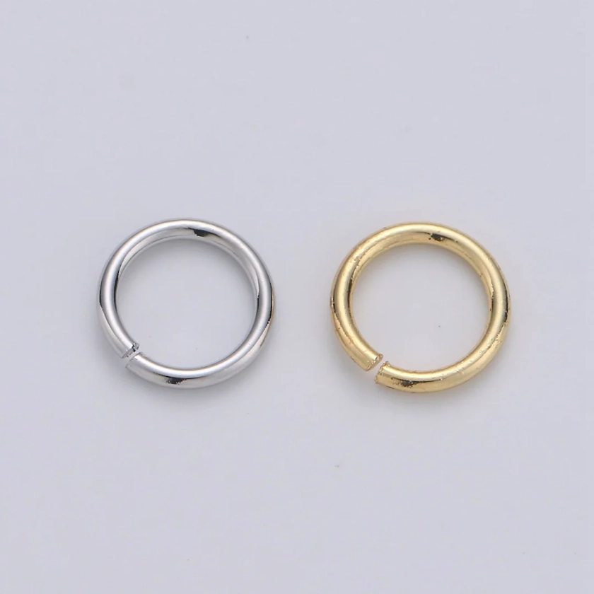 1 Pack 1mm X 10mm Gold Filled Jump Ring Connectors for Jewelry Making in Gold or Silver O-036 O-037 - Etsy