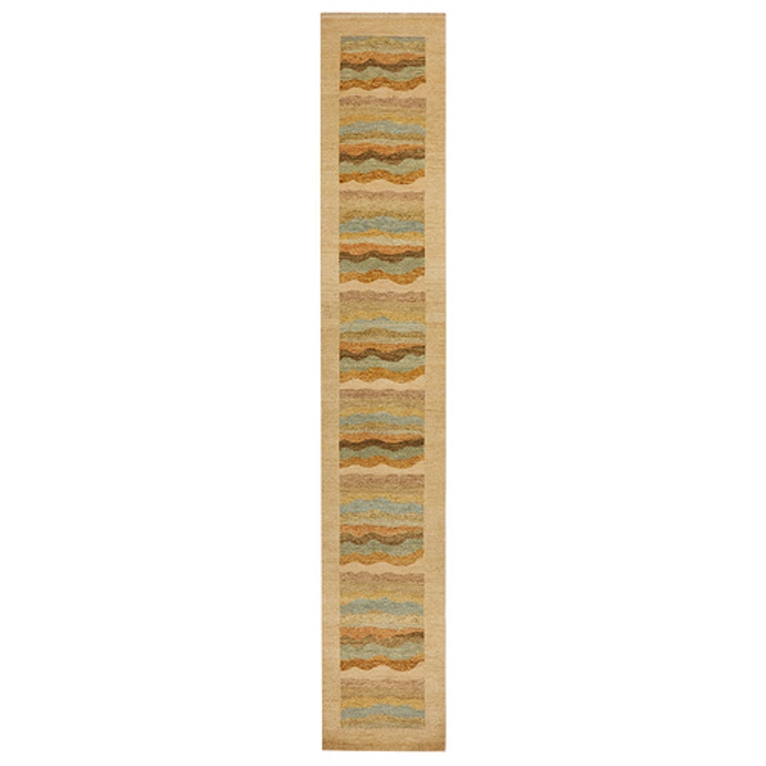 Amolika II Hand-Knotted Wool Runner | Temple & Webster
