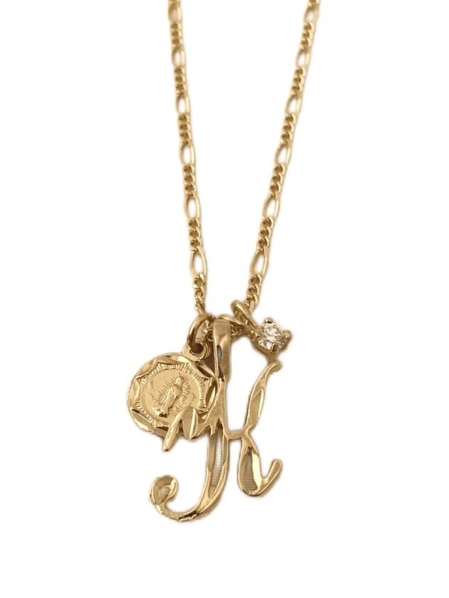 The Sheffield Initial Charm Necklace