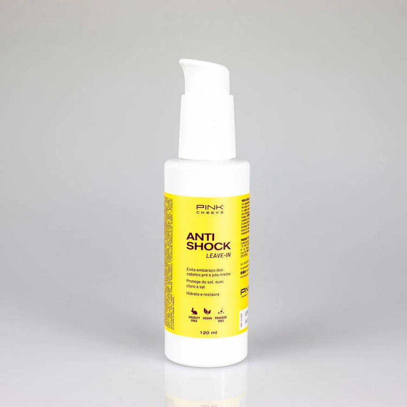 Leave-in Anti Shock Pre Treino 120ml - Pink Cheeks