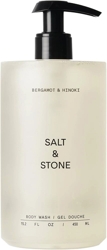 Salt & Stone Body Wash with Antioxidants for Deep Moisture | For Women & Men, Sulfate, Paraben, & Dye Free, Leaving Skin Soft and Hydrated