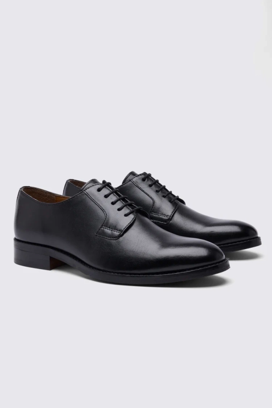 Cambridge Black Derby Shoe | Buy Online at Moss