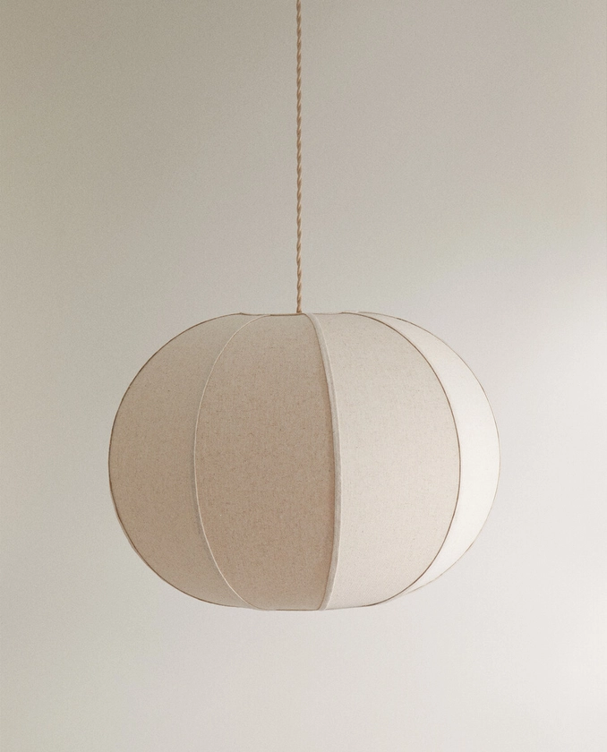 LAMPE SUSPENSION LIN GRAND FORMAT | Zara Home France