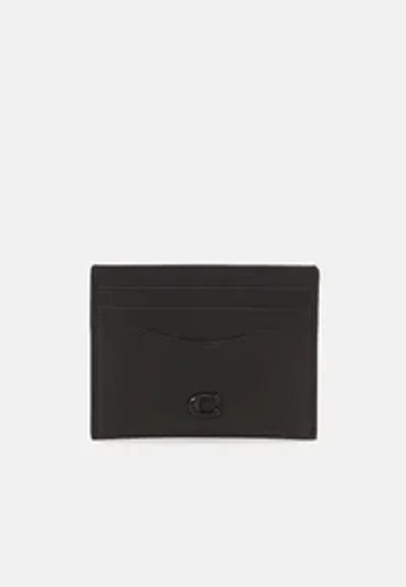 Coach FLAT CARD CASE UNISEX - Vizītkaršu maciņš - black/melns - Zalando.lv