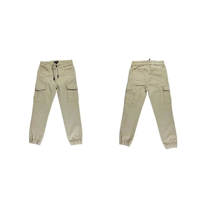 YB Boys Cargo trouser Khaki