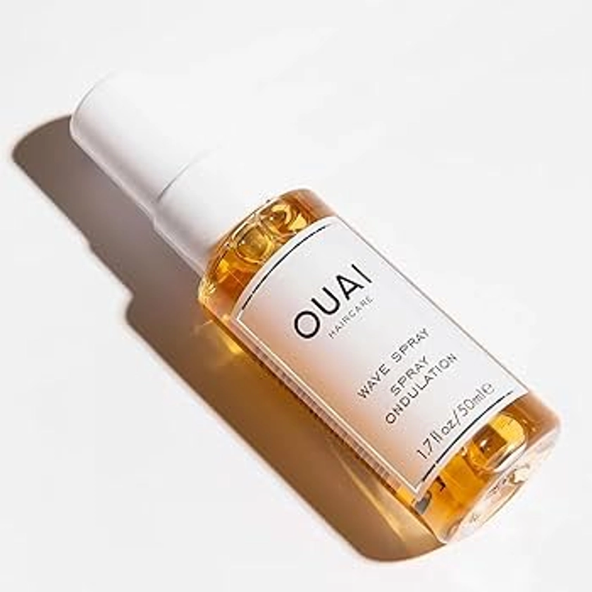 OUAI Mini Wave Spray - Texture Spray for Hair with Coconut Oil and Rice Protein - Adds Texture, Volume & Shine for Beach Waves - Paraben Free, Safe for Color & Keratin-Treated Hair (1.7 fl oz)