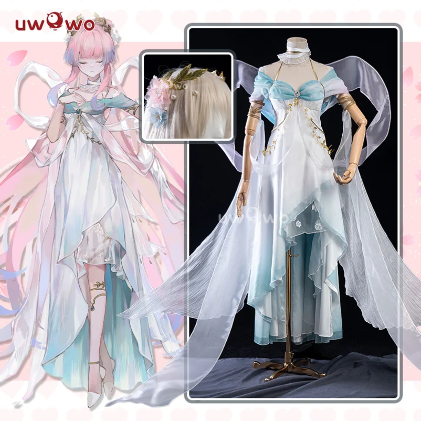 【In Stock】Uwowo Genshin Impact Fanart Kokomi Muse Goddess Gown Cosplay