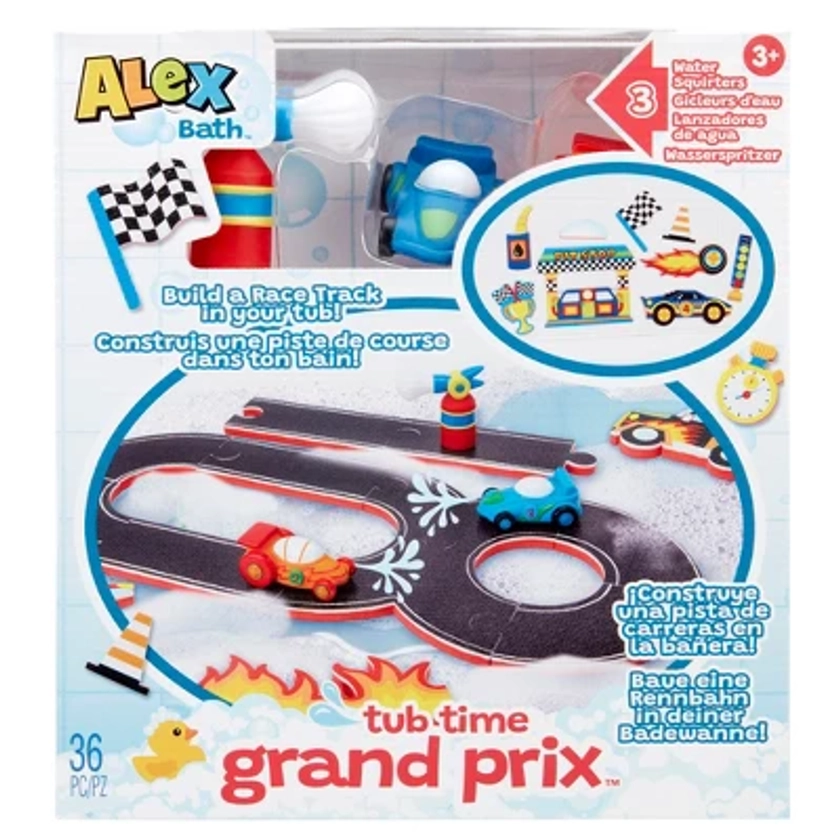 ALEX: Tub Time Grand Prix Bathtime Toy Set, 32 Piece