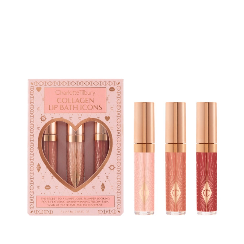 Collagen Lip Bath Icons: Lip Gloss Gift Set | Charlotte Tilbury