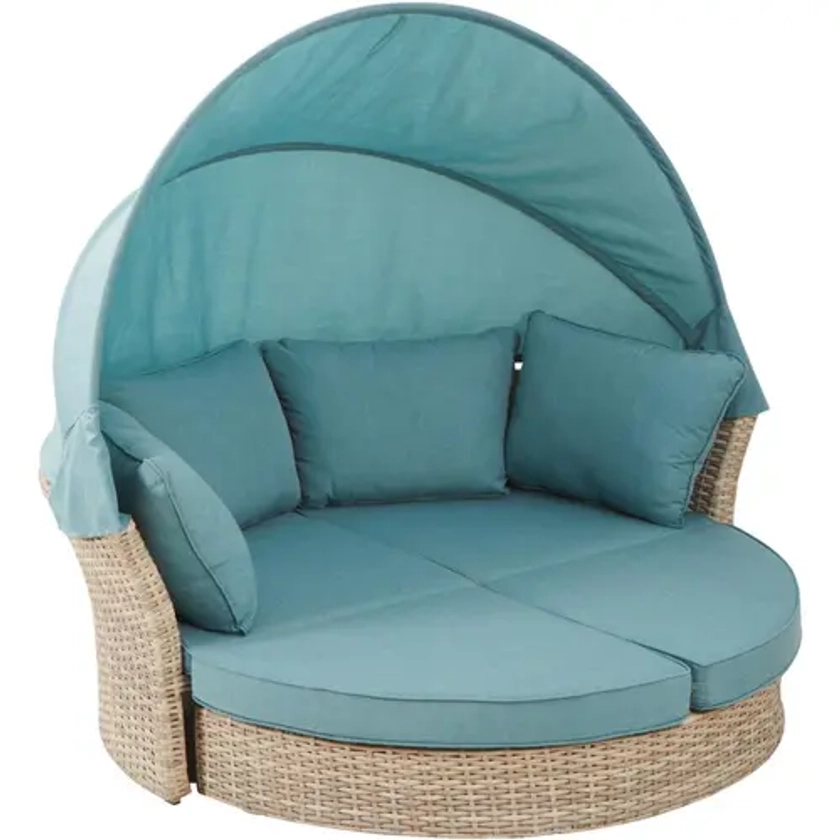 Siesta Wicker Canopy Daybed | Home Hardware
