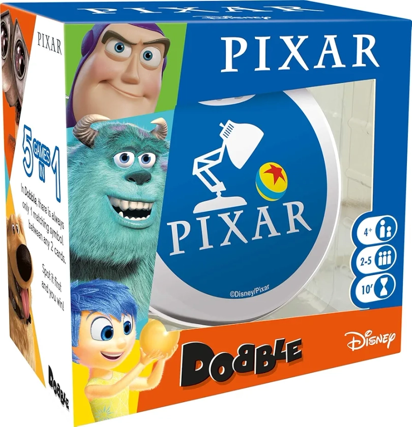 Dobble Pixar Card Game