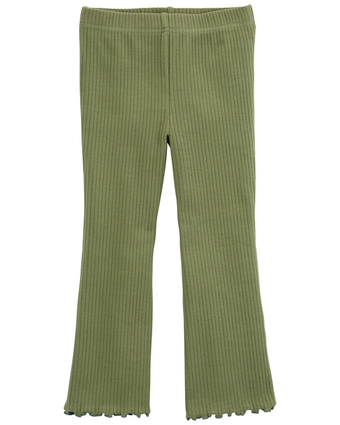 Green Toddler Flare Ribbed Pants | carters.com