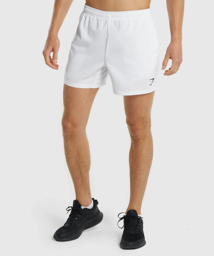 Gymshark Arrival 5" Shorts - White