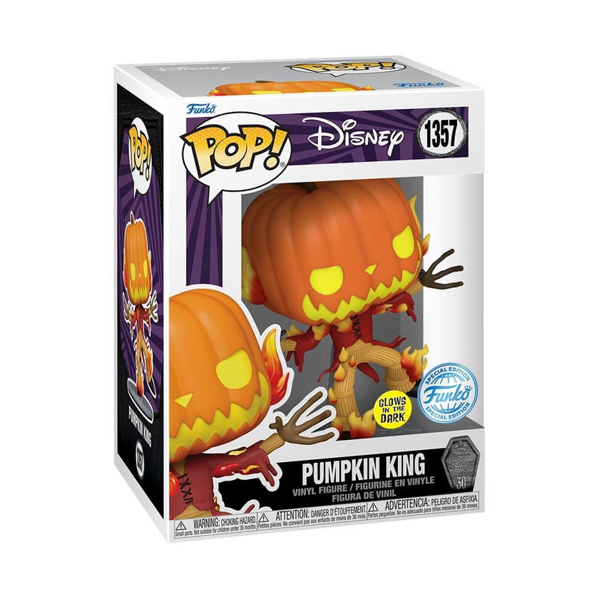 Figurine Funko Pop Disney TNBC 30th Pumpkin King